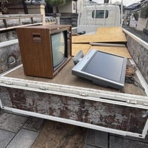 熊本市西区で昔の大型テレビの回収