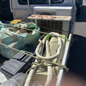 玉名市で戸建ての引越しの際にエアコン取り外し処分