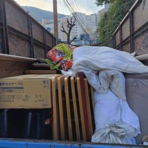 長崎市で遺品整理に伴い荷物仕分け、回収
