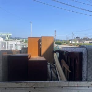 大分市でお部屋の片付けと家具類のみ引き取り