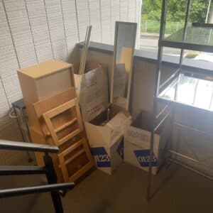 倉敷市で引越しの際に机や棚、家具などを処分
