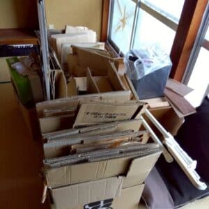 鳥栖市で引越し時にダンボール、粗大ゴミ回収