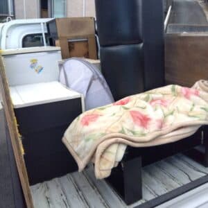 長門市でお部屋片付け時にソファ、冷蔵庫処分